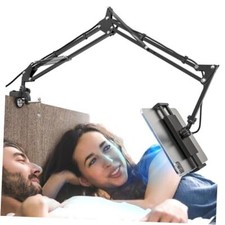 Foldable Tablet Stand, Tablet Mount Adjustable for Bed,Universal Flexible Black