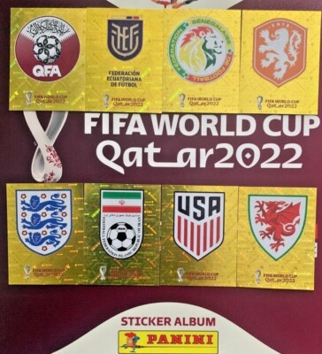 PANINI QATAR 2022 FIFA WORLD CUP STICKER SAMMLUNG FOLIEN / GRUPPE A & GRUPPE B FWC