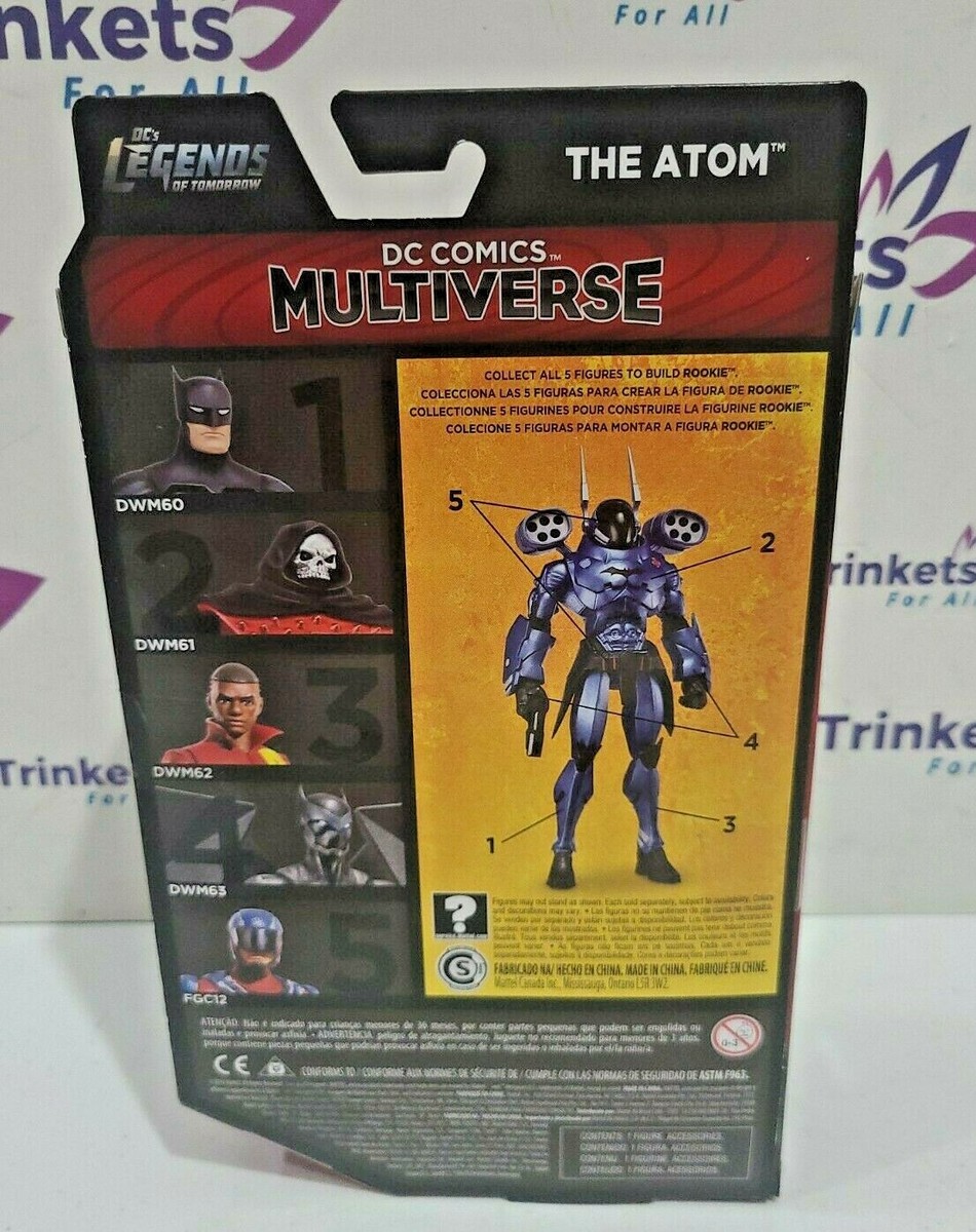 Action Figure DC Comics The Atom 15 Cm, Legends Of Tomorrow, Articolata Con Pezzo Bonus