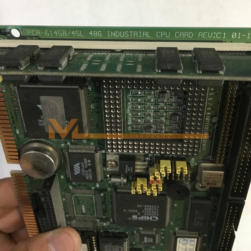One Advantech PCA-6145B/45L 486 REV:C1 CUP industrial control motherboard Used