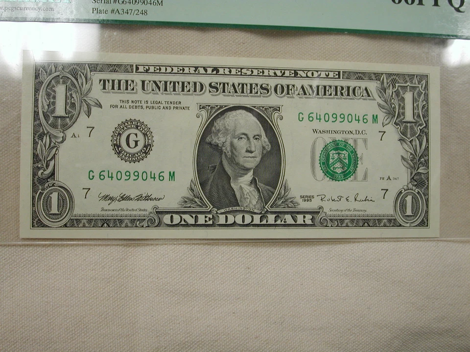 Ladder Note 1995 FR-1922-F PCCS Gem New 66PPQ-9263 - Image 4 of 4