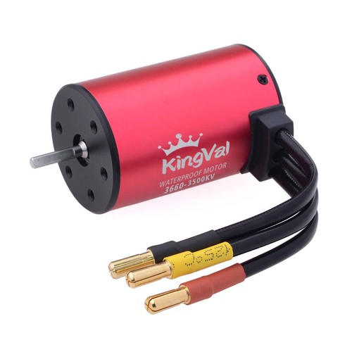 Motor sin escobillas impermeable KingVal 3660 1950/2200/2600KV para coche de radiocontrol 1/10 - Imagen 15 de 15