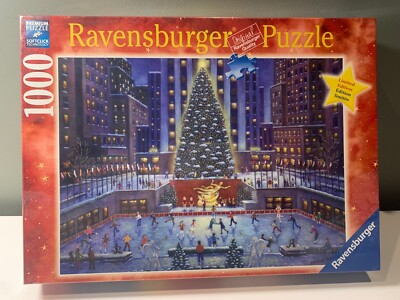 NIB Ravensburger NYC New York City Christmas 1000 Piece Jigsaw Puzzle ...