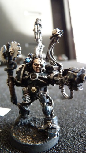 LIMITED EDITION WH40K SPACE MARINES IRON HANDS IRON FATHER OOP RARE PAINTED # - Picture 5 of 5