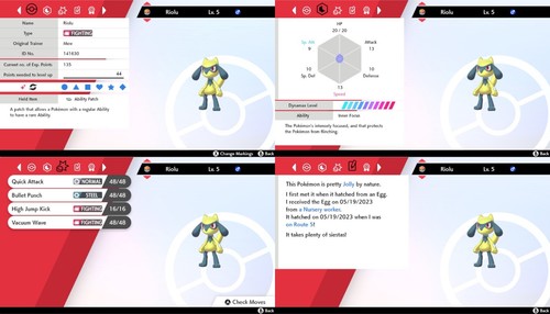 Ultra Brillante 6IV Elección de 250 Dex #001-808 Nivel 5 Pokemon Espada/Escudo Hogar - Imagen 139 de 250