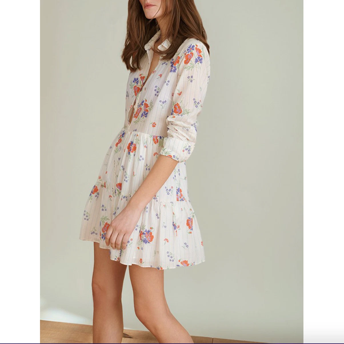 OFF WHITE Camicia Veronica Barba Jemila Off White Floreale Donna Taglia Media *DIFETTO*