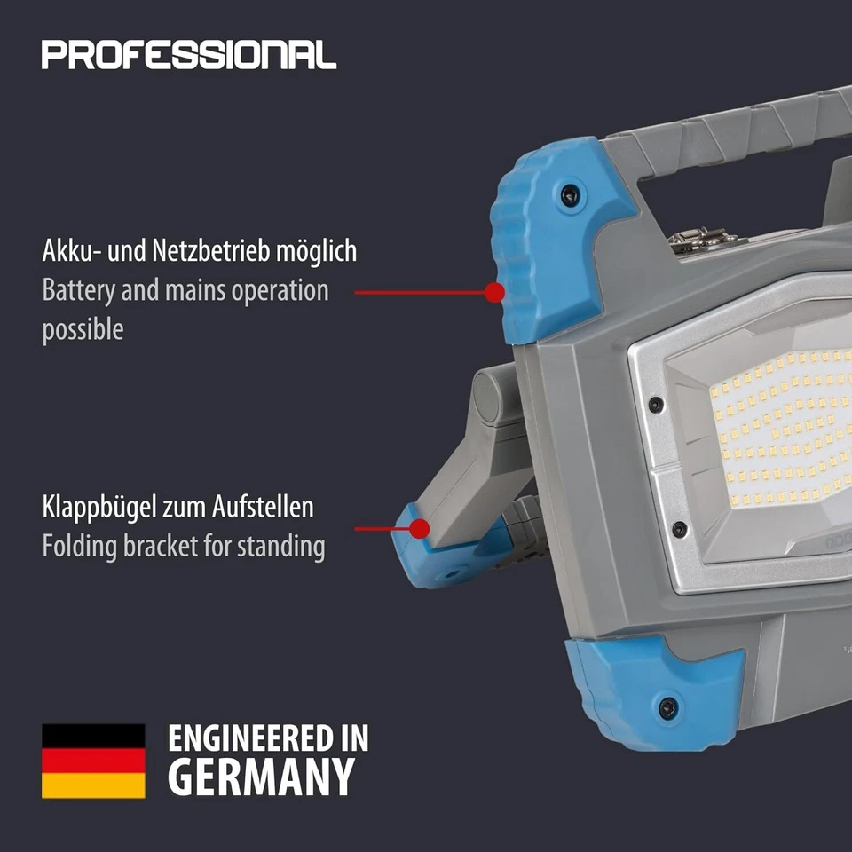 Brennenstuhl Proffessional BS 5000 MA Akku LED Baustrahler IP55 Arbeitsleuchte - Bild 2 von 4