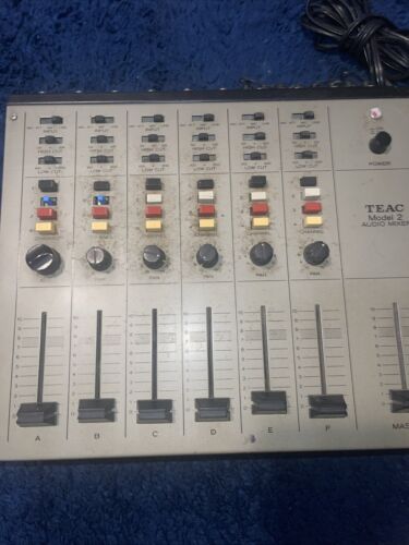 Vintage Teac Model 2 Audio Mixer Tested & Working - Picture 3 of 5