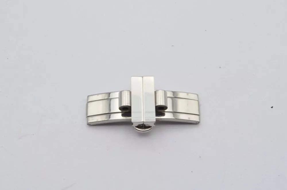 Gucci Steel Bracelet 16mm Deployment Clasp Vintage Rare