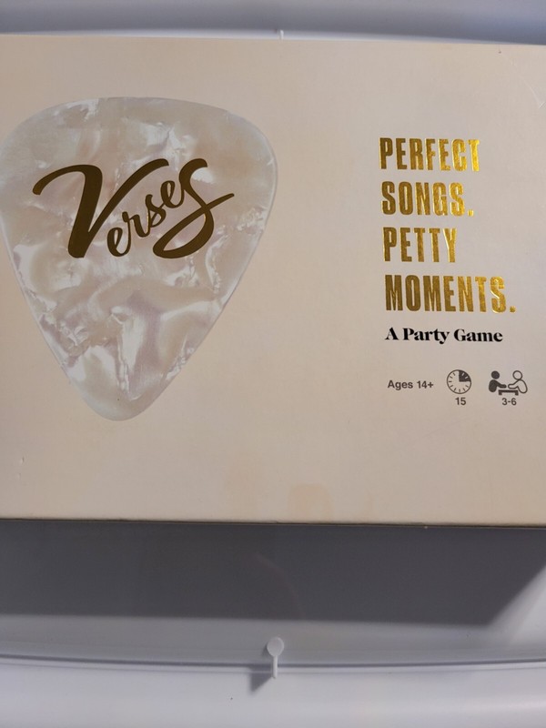 Verses Game Board Game Perfect Songs Petty Moments Party Game NEW, Ships Fast!