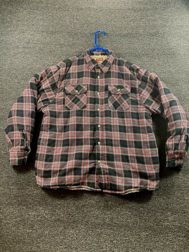 wrangler sherpa lined flannel