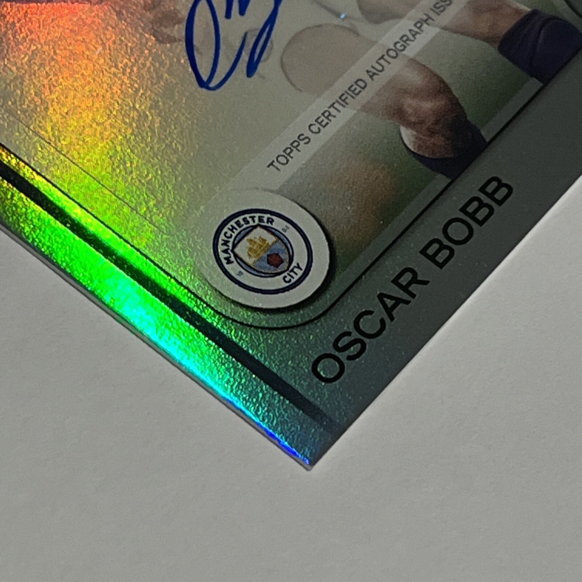 2024-25 Topps UEFA Club Competitions Oscar Bobb Manchester City 