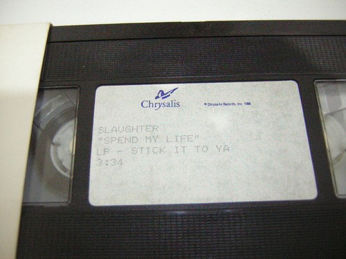 SLAUGHTER PROMO VHS 1990 SPEND MY LIFE DANA STRUM MARK SLAUGHTER TIM KELLY - Picture 4 of 5