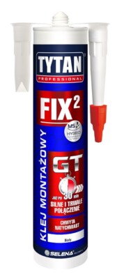 5902120170593 KLEJ MONTAŻOWY FIX2 GT 290ML BIAŁY TYTAN