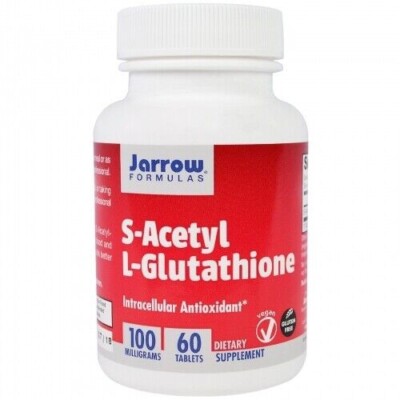 S-Acetyl L-Glutathione 100mg, 60 Tablets - Jarrow Formulas