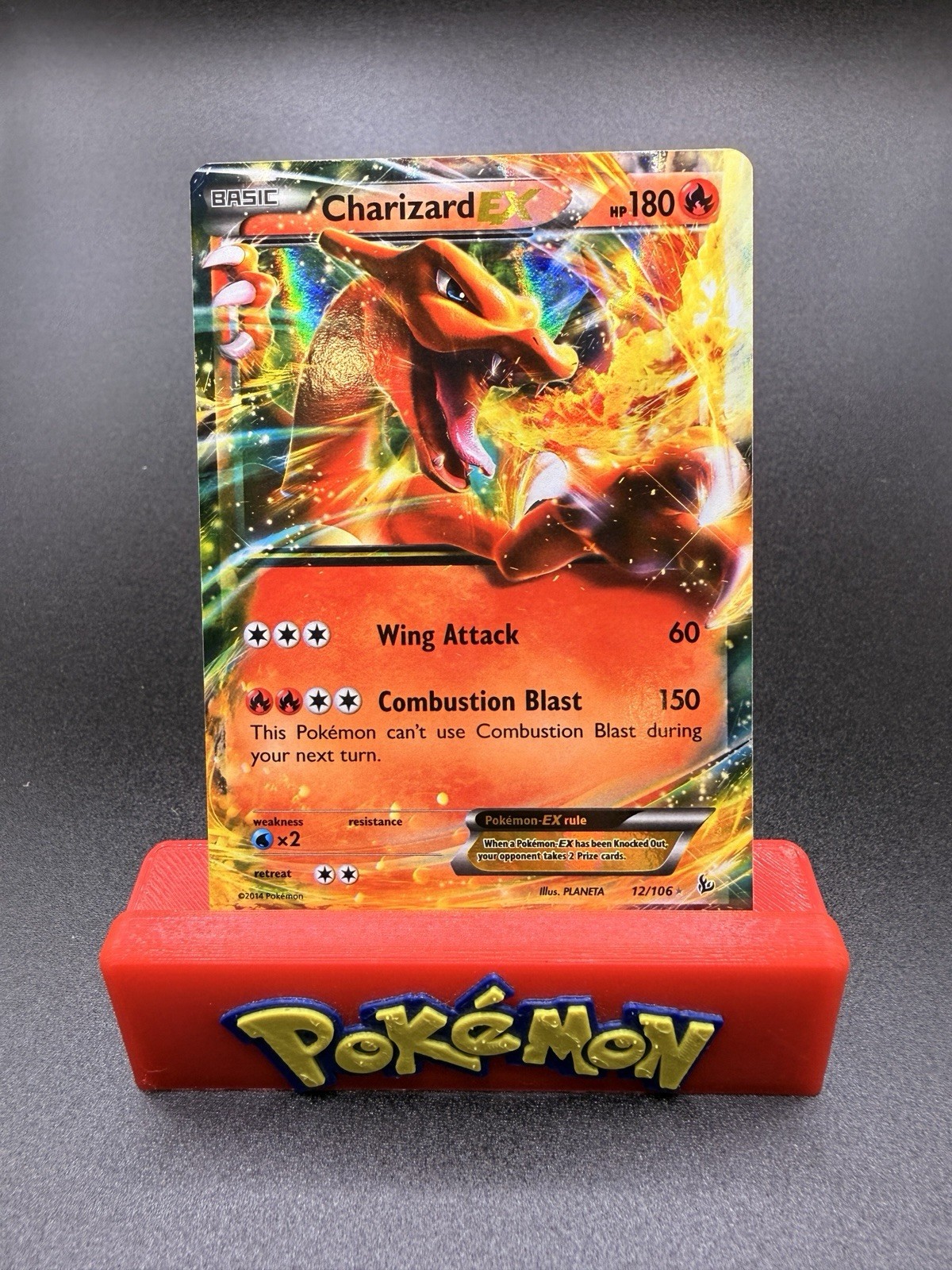 Pokemon TCG: Charizard EX #12/106  XY FlashFire Ultra Rare - LP