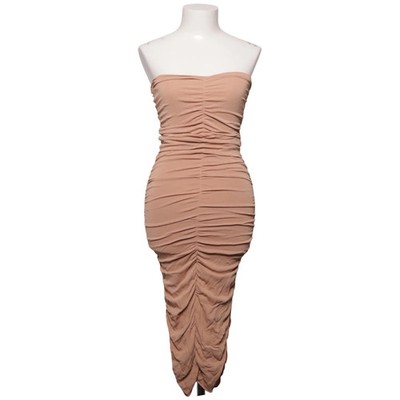 Zara, Kleid, Größe: S, Beige, Polyamid/Viskose, Einfarbig, Feinstrick #SqX