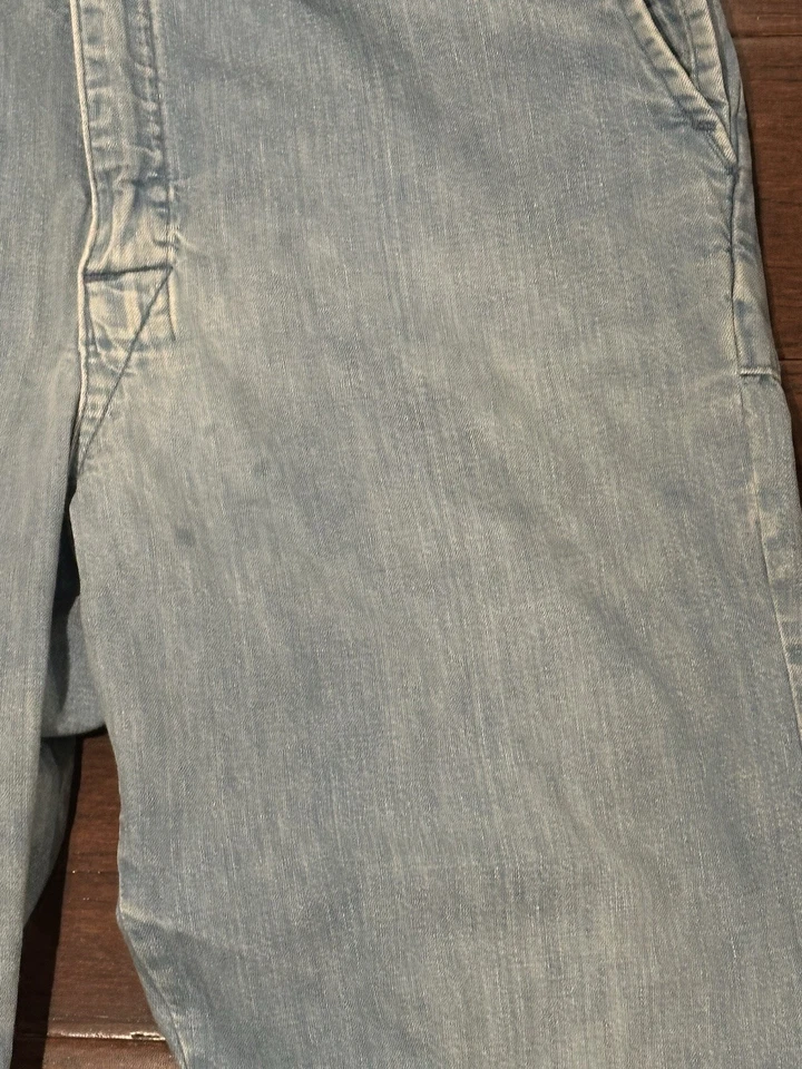 Vintage Lee Union-Alls Denim Coveralls USA Light Wash 60s/70s 29x33 - Image 4 of 4