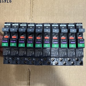 10 PCS QO120PAFGF SQUARE D QO 1P 20A AF/GF DUAL-FUNCTION CIRCUIT BREAKER 