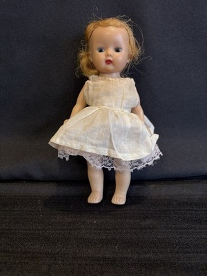 Sweet Vintage 8'' Nancy Ann Storybook Muffie Doll Sleeping Eyes Hair Needs Fixed