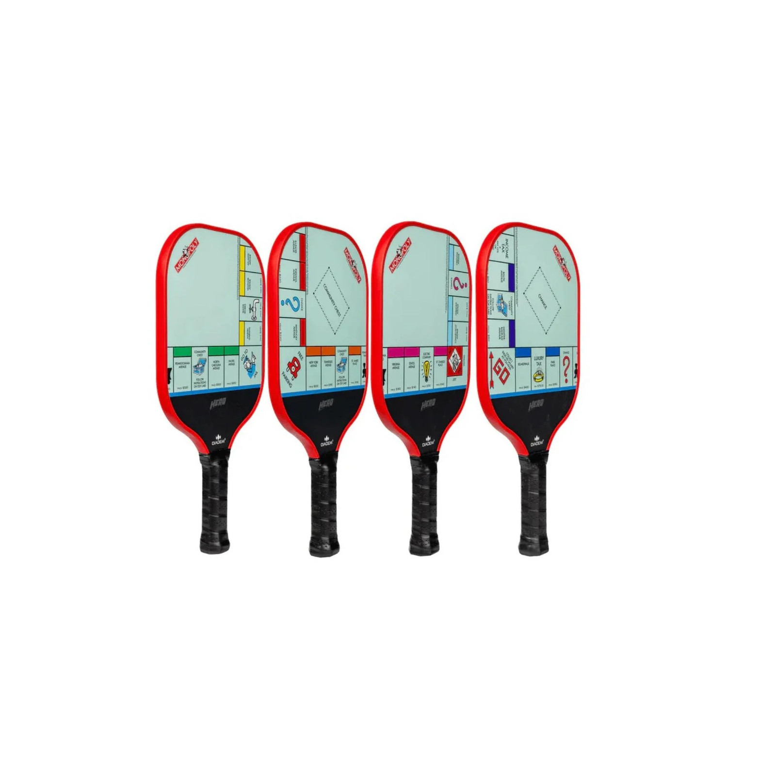 Diadem Monopoly Board 4-Paddle Starter Kit Pickleball Set 28890₽