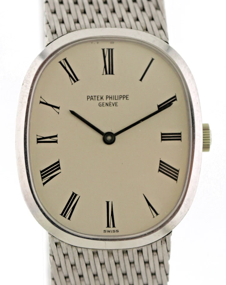 Patek Philippe Golden Elipse Vintage Uhr Ref.3548 1 Kal. 23-300 750/18k Weißgold - Bild 2 von 4