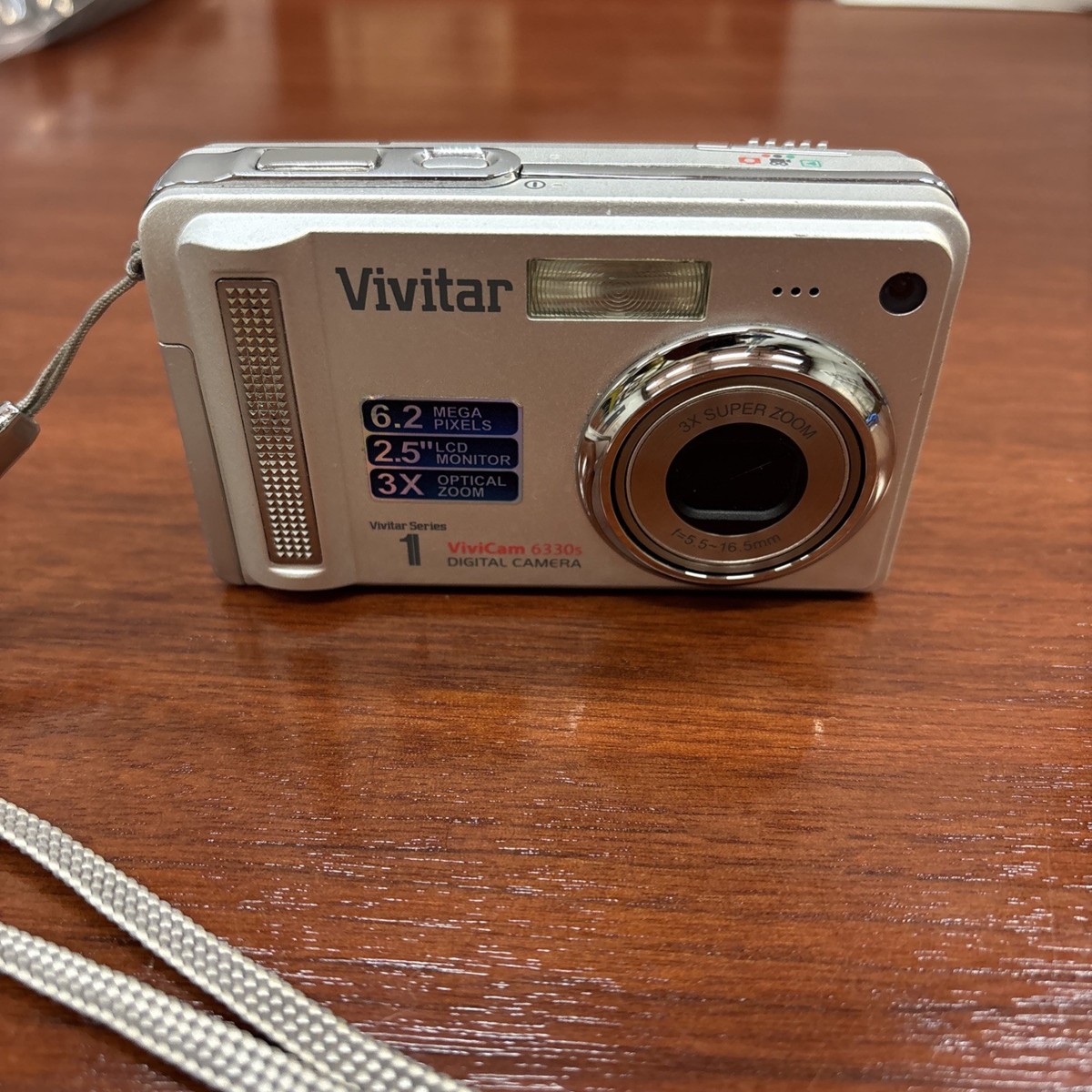 Vivitar ViviCam Series 1 6330s 6.2MP Digital Camera with 3x
