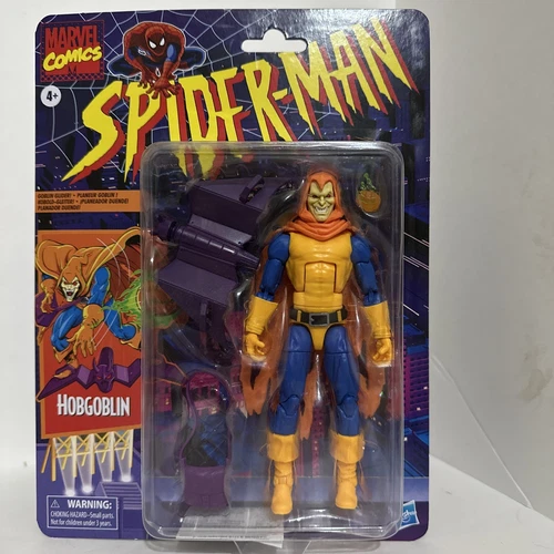 NUEVA Figura de Acción Hasbro F3696 Spider-Man Retro Marvel Legends HOBGOBLIN 6 Pulgadas