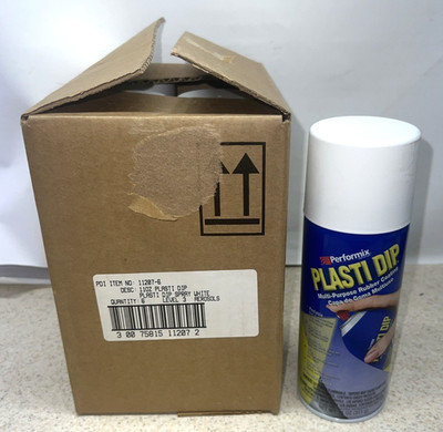 Plasti Dip 11207-6 White Multi-Purpose Rubber Coating Spray 11 oz. (Pack of 6)