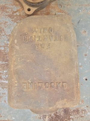#ad Antique Gasoline Starting Tank Gasoline For Starting Early Tractor Stationary $55.00