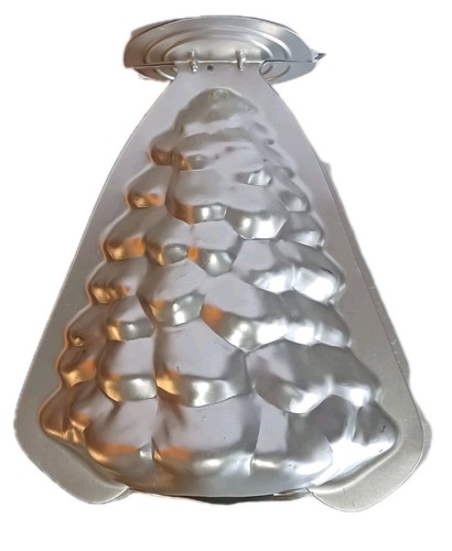 Wilton Cake Pan Mold 3D 3-D Stand Up Christmas Tree #502-607 1973