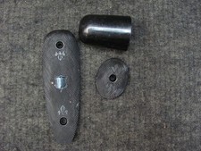 Unique Gun Stock Grip Cap Nose Cap Butt Plate Rifle Art Gunsmith - Fajen Set