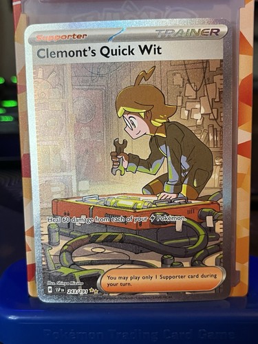 Clemont's Quick Wit 243/191 Sv08: Surging Sparks Holo