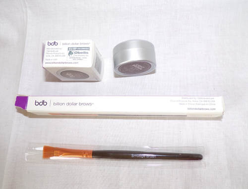 BDB Billion Dollar Brows Brow Powder Light Brown .07 oz/2g & Smudge Brush NIP - Picture 9 of 10
