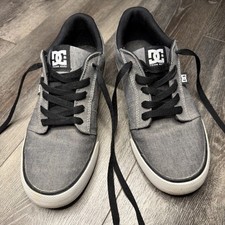 DC Mens ANVIL TX SE Gray Skateboarding Low Shoes Casual Sneakers Size 8.5