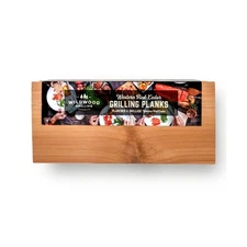Western Red Cedar Grilling Planks, XL 7x15, 8 Pack - Adds Smoky Flavor - Easy...