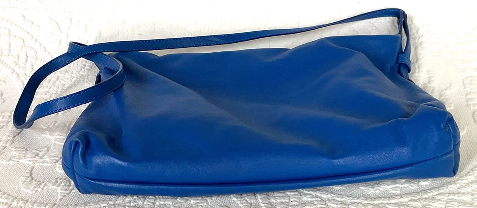 Sonia Rykiel Luxuriously Soft Blue Leather Shoulderbag in Great Condition! - Image 3 of 4