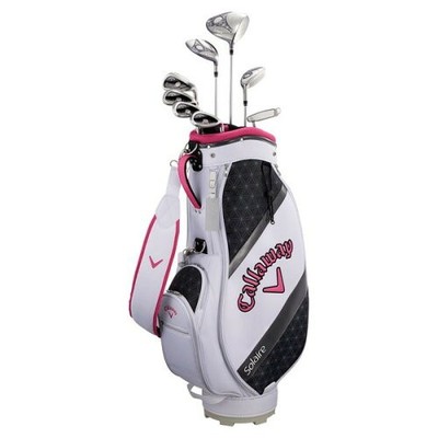 Callaway SOLAIRE Women Golf Club Set 8pcs Pink Right Handed w/ Bag