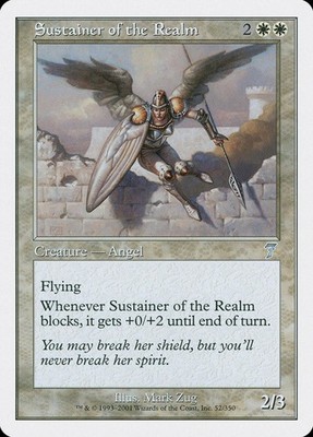 ''Sustainer Of The Realm'' - Magic The Gathering - 7th Edition