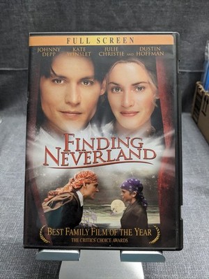 Finding Neverland DVD 2004 Full Screen Johnny Depp Kate Winslet Dustin Hoffman