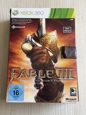Fable III Limited Collector's Edition KOMPLETT Microsoft XBOX 360 Sammlung