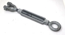 Chicago Hardware USA Turnbuckle Jaw & Eye Galvanized 3/4" x 6" Body CHF 3/4"