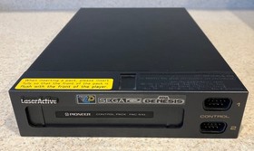 NTSC Pioneer CLD-A100 LaserActive w/Sega Control PAC-S10 Sega Genesis CD Mega LD