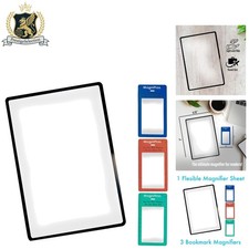 Versatile 4.5" x 7" Fresnel Lens Magnifier - Enhances Reading  Solar Projects