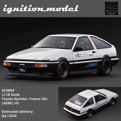 IGNITION MODEL 1/18 Toyota Corolla Levin 3Dr (AE86) H2 #IG3809