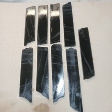 9 195 x 45mm NATURAL MULTI BLAC OBSIDIAN PREFORMS SLAB KNAPPING KNIFE ARROWHEAD
