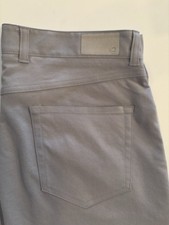 Peter Millar eb66 Performance Five Pocket Pants Mens 34x32 Gray Classic Stretch