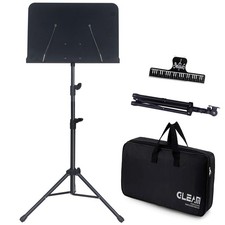 Sheet Music Stand Lightweight with Carrying Bag - Iron Panel, Portable for Ch...