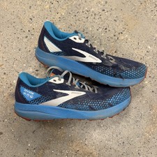 Brooks Divide Shoes Mens Size 12 Blue Trail 1103811D490 Sneakers STAINS 
