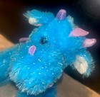 Russ Shining Stars Blue Dragon Plush 7” Silver Purple Soft Stuffed Animal — photo 1